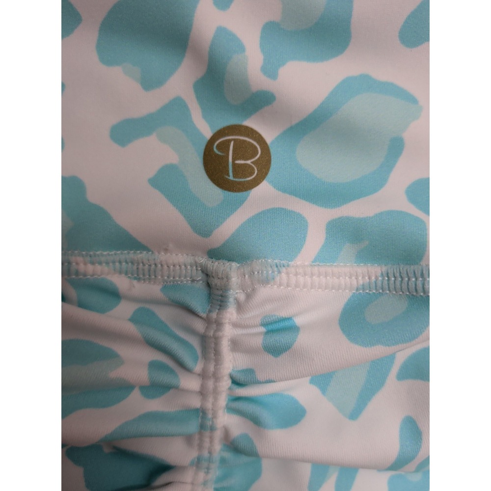 Beach Bunny Aqua Leopard Print Leggings - Picture 7 of 7